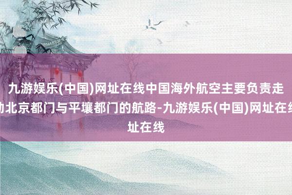 九游娱乐(中国)网址在线中国海外航空主要负责走动北京都门与平壤都门的航路-九游娱乐(中国)网址在线