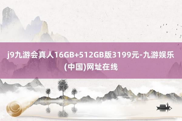 j9九游会真人16GB+512GB版3199元-九游娱乐(中国)网址在线