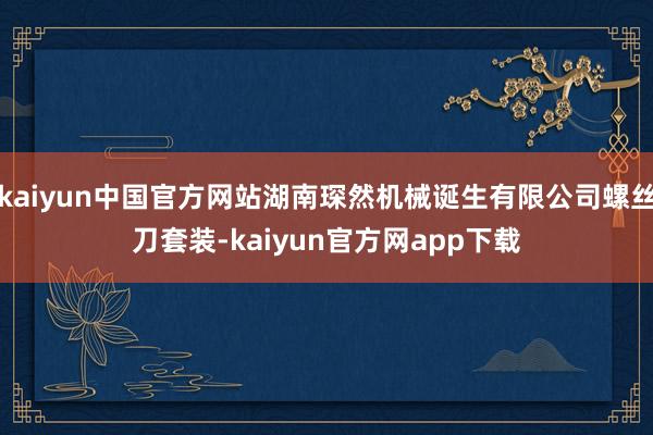 kaiyun中国官方网站湖南琛然机械诞生有限公司螺丝刀套装-kaiyun官方网app下载